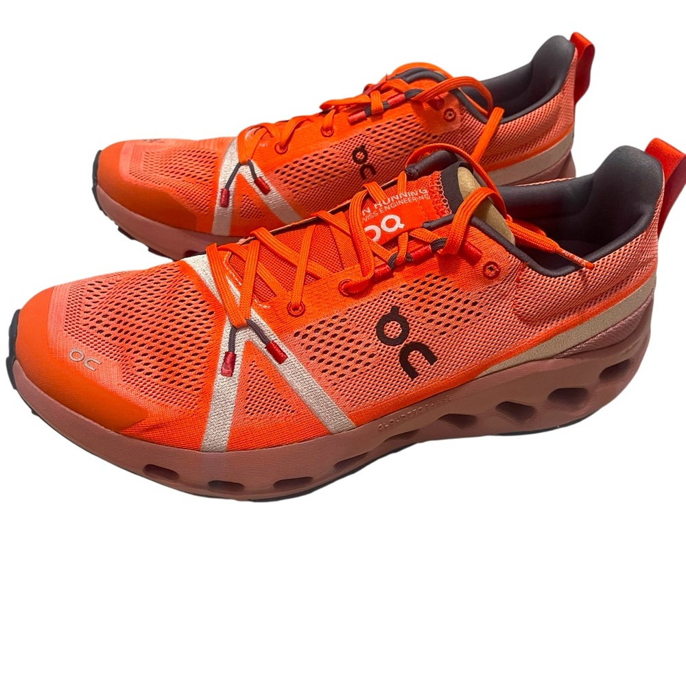 ๐๐ผOn Cloud Running/Cloud Surfer Trail. Orange Athletic Shoes. NWOT NO BOX. - Picture 15 of 16